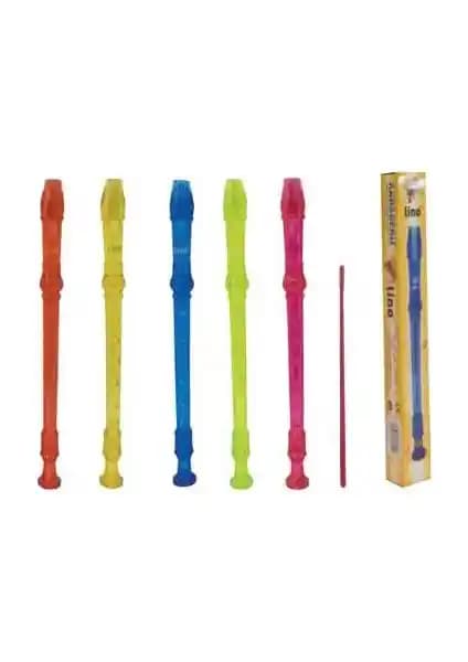 Lino LN-16 Renkli Şeffaf Flüt Çocuklar ve Başlangıç Seviyesi İçin Uygun Müzikal Enstrüman