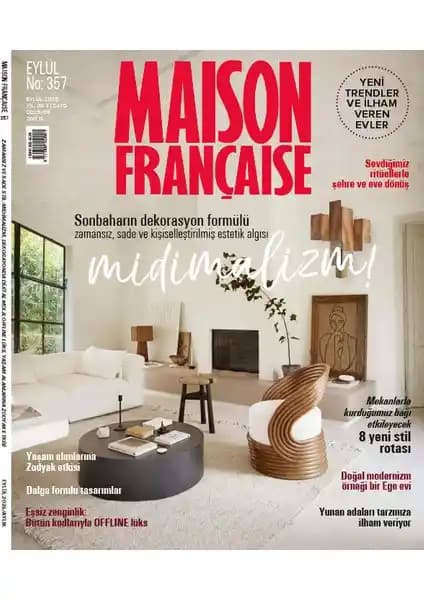 Maison Française Dergisi Güncel Sayısıyla Tasarım ve Dekorasyonda İlham Kaynağı