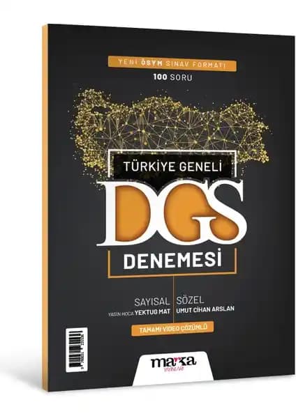 Marka Yayınları 2025 DGS Deneme Kitabı Sayısal ve Sözel Sınava Uygun Güncel İçeriklerle