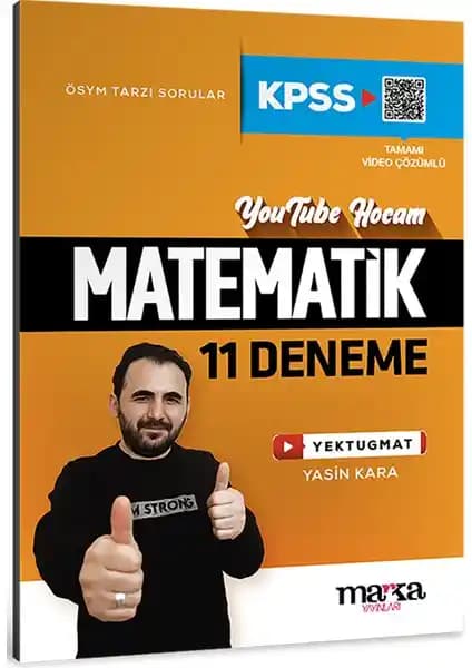 Marka Yayınları 2025 KPSS Matematik Deneme Seti Video Çözümlü Öğrencilere Pratik ve Gerçekçi Sınav Deneyimi Sunar