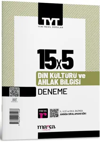 Marka Yayınları 2025 TYT Din Kültürü ve Ahlak Bilgisi Deneme Seti Video Çözümlü