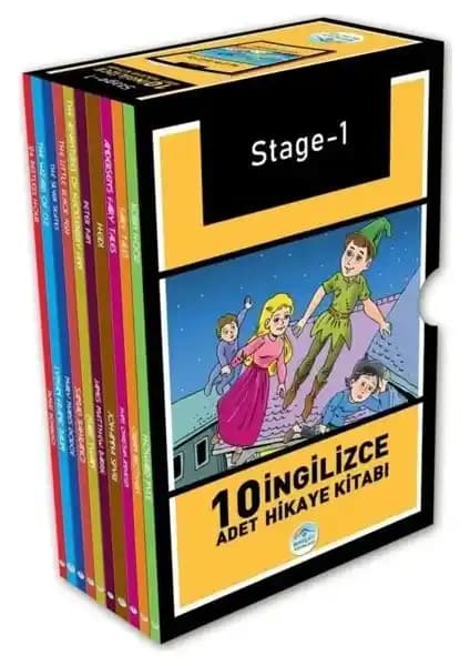 Mavi Çatı Yayınları Stage 1 İngilizce Hikaye Kitap Seti Öğrenme ve Eğlence İçin Uygun Bir Seçenek