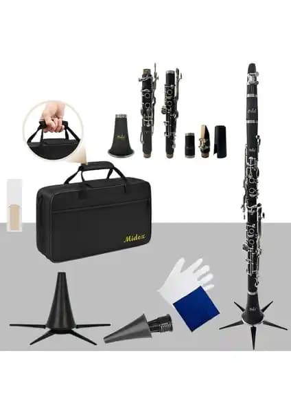 Midex BNS-4000 Pak Sol Klarnet Profesyonel Kullanıcılar İçin Üstün Performans ve Dayanıklılık