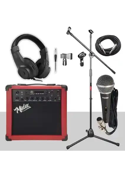 Midex MGA-25RD-PAK: Taşınabilir, Çok Fonksiyonlu Elektrikli Gitar Amfisi Analizi