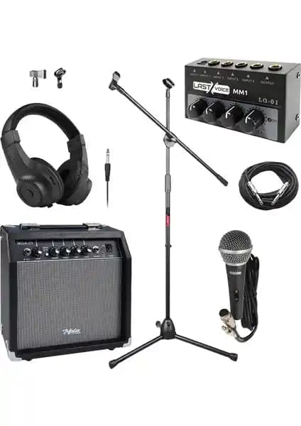 Midex MGA-35BK-FP Elektro Gitar Amfi Seti: Çok Yönlü ve Güçlü Ses Çıkışıyla Müzik Tutkunlarına Uygun