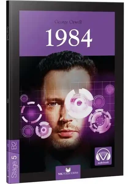 MK Yayınları 1984 Seviye 5 İngilizce Hikaye Kitabı Orwell'in Distopik Dünyasını Anlatıyor