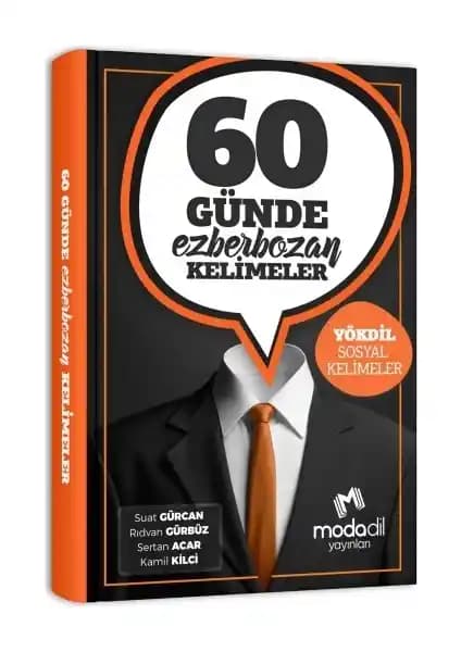 Modadil 60 Günde Sosyal Kelimeleri Ezberleten YÖKDİL Hazırlık Kitabı Detayları