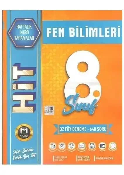 Mozaik Yayınları 8. Sınıf Fen Bilimleri Intro Hıt Kitabı Detaylı İnceleme ve Kullanıcı Yorumları
