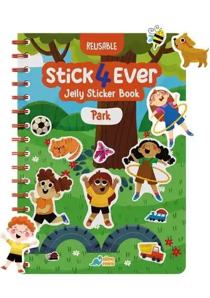 Neobebek STICK4EVER Park Sticker Kitabı Çocukların Yaratıcılığını Geliştiren Eğlenceli Aktivite
