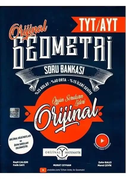 Orijinal Yayınları TYT AYT Geometri Soru Bankası Güncel ve Kapsamlı Eğitim Kaynağı