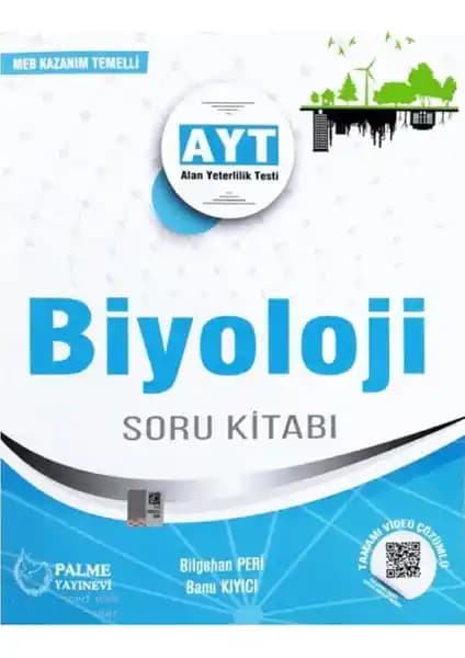 Palme Yayıncılık AYT Biyoloji Soru Kitabı Öğrencilerin Sınava Hazırlığında Güvenilir Rehber