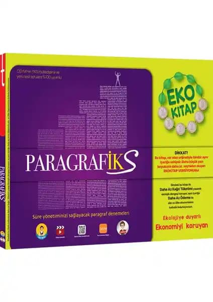 ParagrafİKS Eko Sınavlara Hazırlık Kitabı Öğrencilere Yüksek Performans ve Pratik Fırsatlar Sunar
