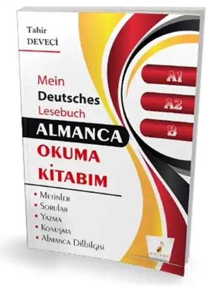 Pelikan Tıp Teknik Yayıncılık Almanca Okuma Kitabı A1-A2-B Seviyeleri 2023 Dil Gelişimini Destekler