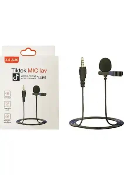 Profesyonel ve Kullanıcı Dostu Siyah Yaka Mikrofonu Sosyal Medya İçin Uygun Çözüm