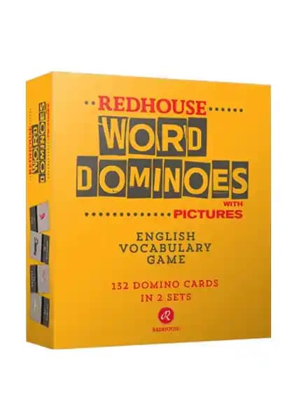 Redhouse Yayınları Word Dominoes With Pictures: Eğlenceli ve Eğitici Dil Gelişimi Oyunu
