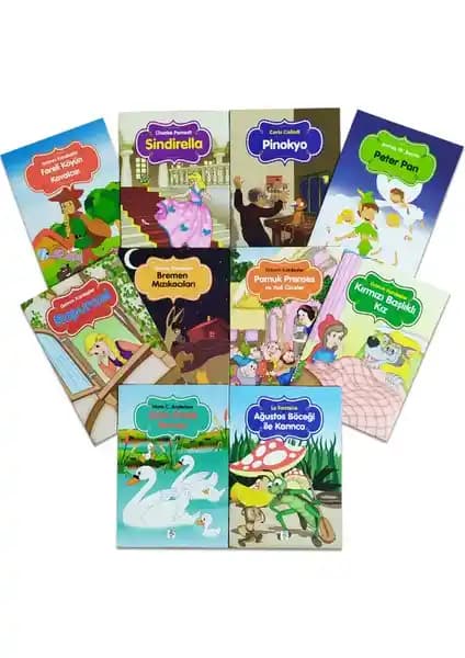 Renkli Dünya Çocuk Masalları Seti: 3-5 Yaş Arası Çocuklar İçin Eğitici ve Eğlenceli Kitaplar