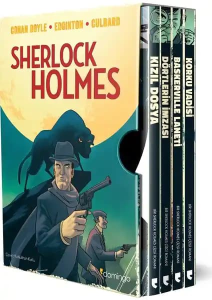 Sherlock Holmes Koleksiyonu Domingo Yayınevi Özel Kutulu Seti: Gizemli ve Klasik Dedektif Hikayeleri