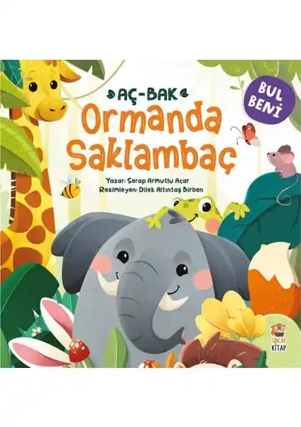 Sincap Kitap Bul Beni Ormanda Saklambaç Çocuklar İçin Eğitici ve Eğlenceli Kitap