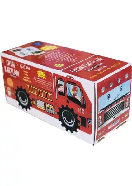 Sincap Kitap İngilizce Destekli Oyun Kartları Kamyon Teması Çocuklar İçin Eğitici Ürün