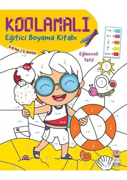Sincap Kitap Kodlamalı Eğitici Boyama Kitabı Çocukların Gelişimine Destek Sağlar