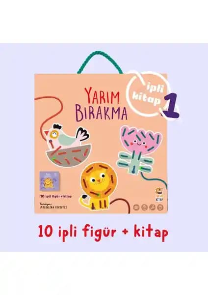 Sincap Yarım Bırakma İpli Kitap 1 Çocuklar İçin Eğitici ve Eğlenceli Oyun Seti