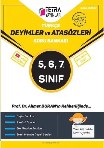 Tetra Yayınları 5-7. Sınıf Türkçe Deyimler ve Atasözleri Soru Bankası Detaylı İnceleme