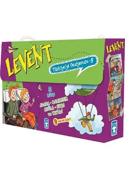 Timaş Çocuk Levent Türkiye'yi Geziyor serisi çocuklar için eğlenceli ve öğretici kitap seti