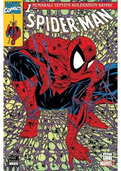Todd McFarlane'in ikonik Spider-Man çizgi romanı Marmara Çizgi baskısı