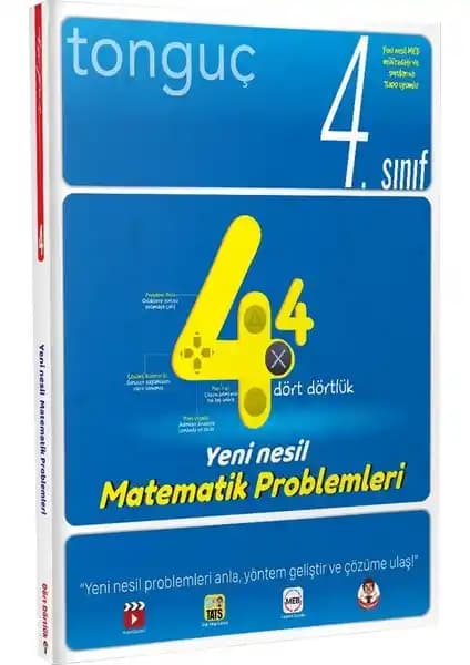 Tonguç Akademi 4. Sınıf Matematik Problemleri Kitabı Güncel ve Yenilikçi İçeriklerle Öğrencilerin Başarısını Artırır