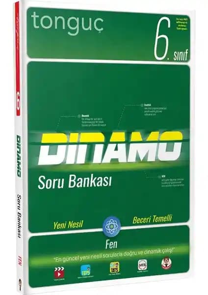 Tonguç Akademi 6. Sınıf Fen Bilimleri Dinamo Soru Bankası ile Sınavlara Etkili Hazırlık