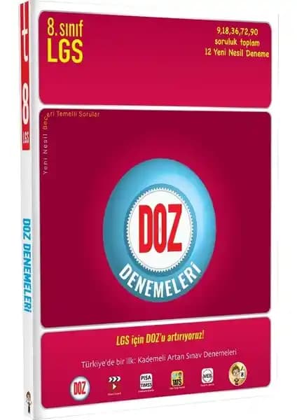 Tonguç Akademi Doz Denemeleri 8. Sınıf Öğrencileri İçin Sınava Hazırlık Seti