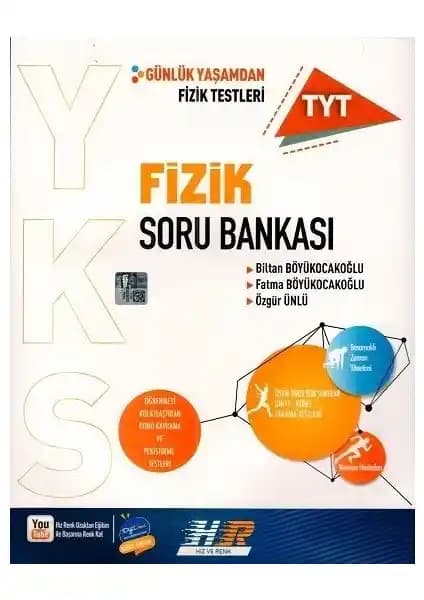 TYT Fizik Soru Bankası Hız ve Renk Yayınları 2021 Basımı Pratik ve Taşınabilir
