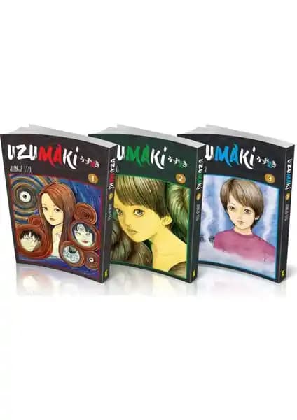 Uzumaki 1-3 Cilt Seti: Junji Ito'nun Korku ve Gerilim Dolu Başyapıtı