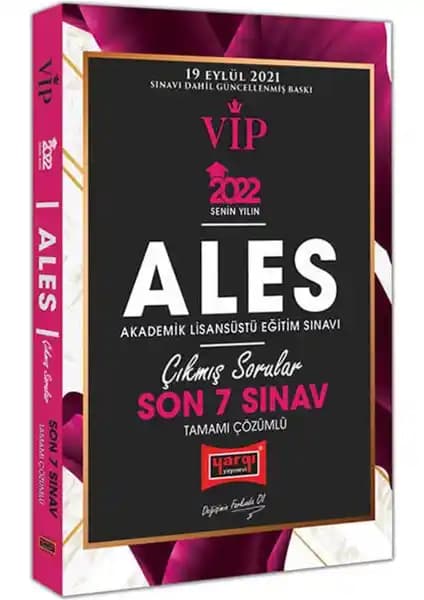 Yargı Yayınevi ALES 2022 VIP Son 7 Sınav Tamamı Çözümlü Sorular Kitabı İncelemesi ve Kullanım Rehberi