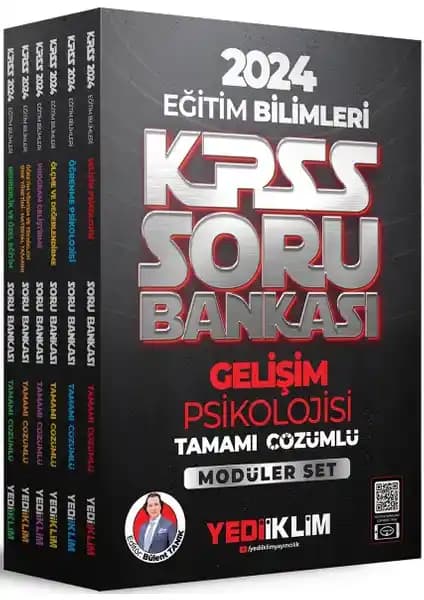 Yediiklim 2024 KPSS Eğitim Bilimleri Tamamı Çözümlü Soru Bankası Modüler Küçük Paket