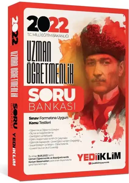 Yediiklim Yayınları Öğretmenlik Kariyer Basamakları Uzman Öğretmenlik Soru Bankası İnceleme ve Detaylar