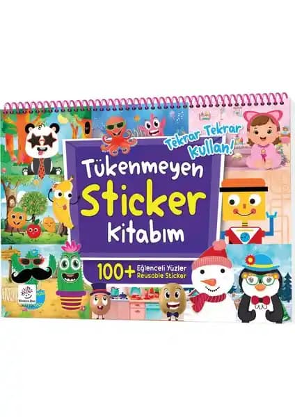Yükselen Zeka Tükenmeyen Sticker Kitabım: Çocuklar İçin Eğlenceli ve Eğitici Bir Oyun Arkadaşı