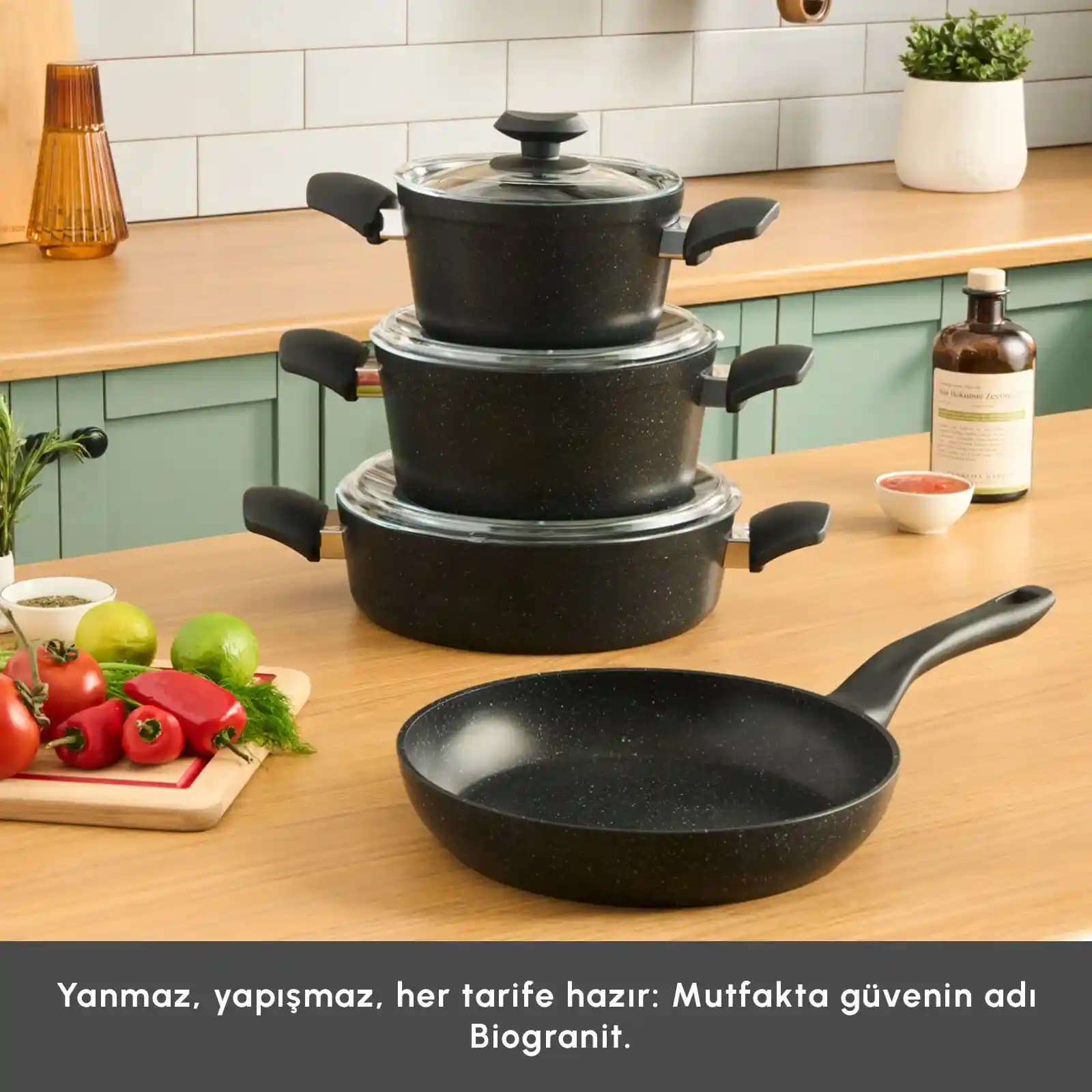 Karaca Defne Biogranit Serisi ile Mutfakta Dayanıklılık ve Estetik Çözümler