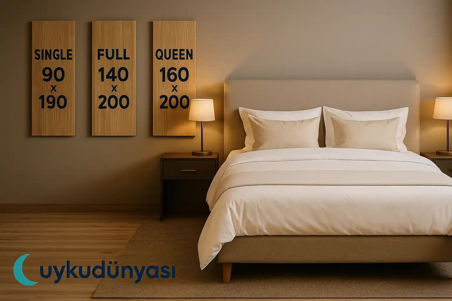Klasik Çift Kişilik Yatak Ölçüleri: Standart 140x190 cm Konfor ve Düzen