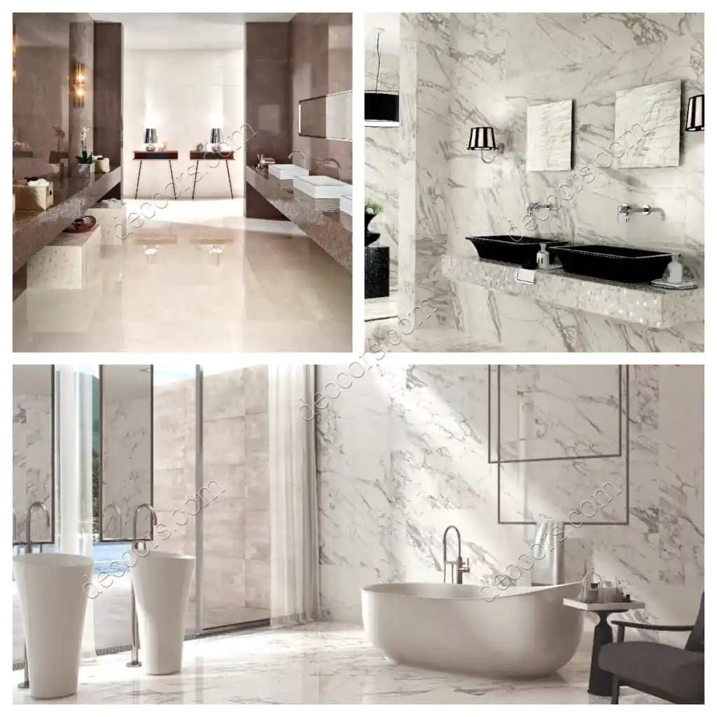 Mermer Desenli Banyo Modelleri: Estetik ve Dayanıklı Doğal Taş Görünümü Seçenekleri