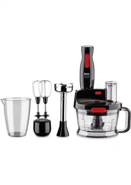 Fakir Mr Chef Quadro Blender Set Siyah: Güçlü Motor ve Çok Fonksiyonluluk Özelliğiyle Mutfakta Pratiklik