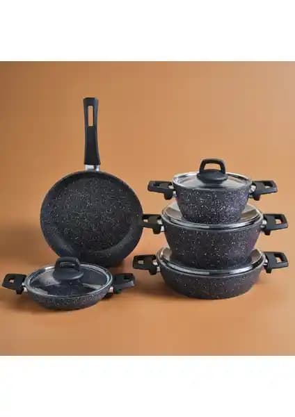 Karaca Bio Granit Blue Stone 9 Parça Tencere Seti İncelemesi ve Kullanıcı Yorumları