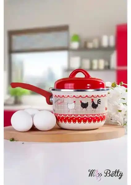 Miss Betty Emaye Yumurta ve Sos Tenceresi: Dayanıklı ve Estetik Mutfak Gereci