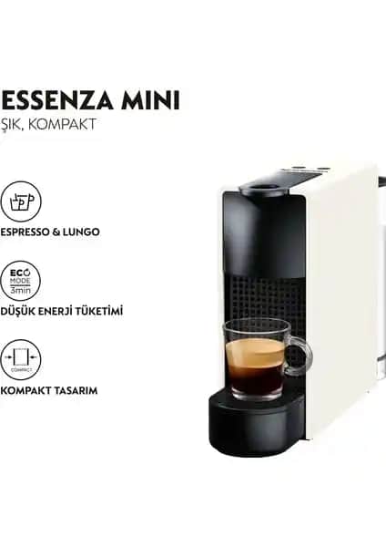 2025'te Nespresso Essenza Mini C30 Beyaz ile Kompakt Kahve Keyfi
