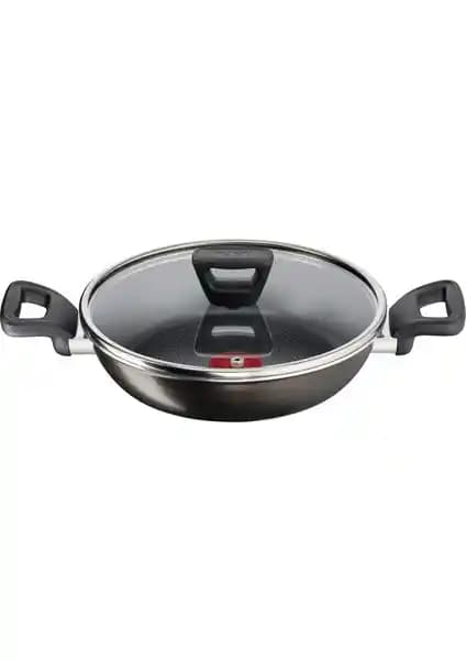 Tefal C38470 Titanyum 2X XL Kapaklı Sahan: Dayanıklı ve Geniş Kapasiteli Mutfak Tavası