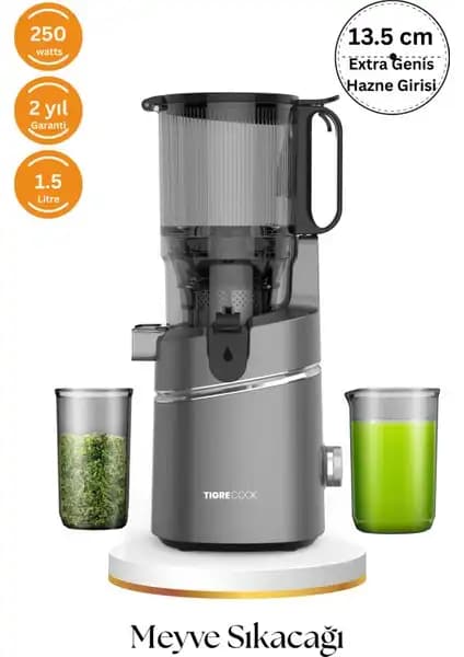 Tigrecook Slow Juicer ile Sağlıklı Yaşam İçin Pratik Meyve Sıkma Çözümü