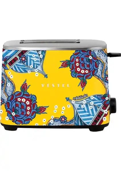 Vestel X Aslı Filinta Retro Sarı Çini Ekmek Kızartma Makinesi Özellikleri ve Tasarımı