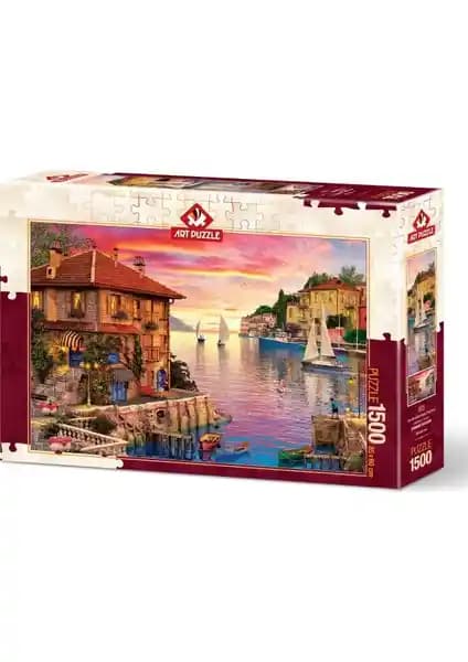 Akdeniz Limanı 1500 Parça Puzzle Art Puzzle Detaylı ve Yüksek Kalite Koleksiyon Ürünü