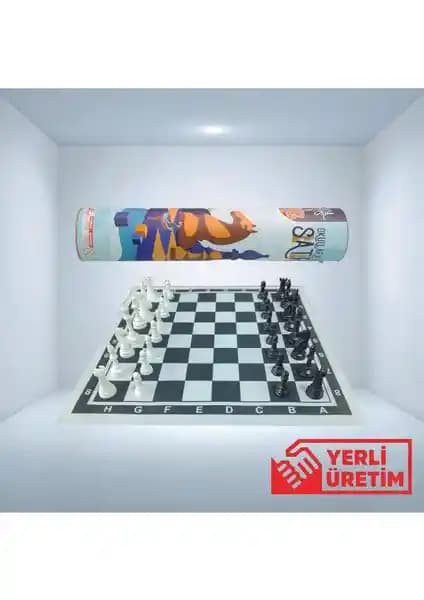 Alay Ticaret Okul Satranç Takımı Rulo Çantalı Portatif ve Dayanıklı Tasarım