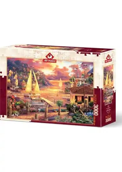 Altın Deniz 3000 Parça Puzzle: Yüksek Kaliteli ve Detaylı Zihin Egzersizi Ürünü
